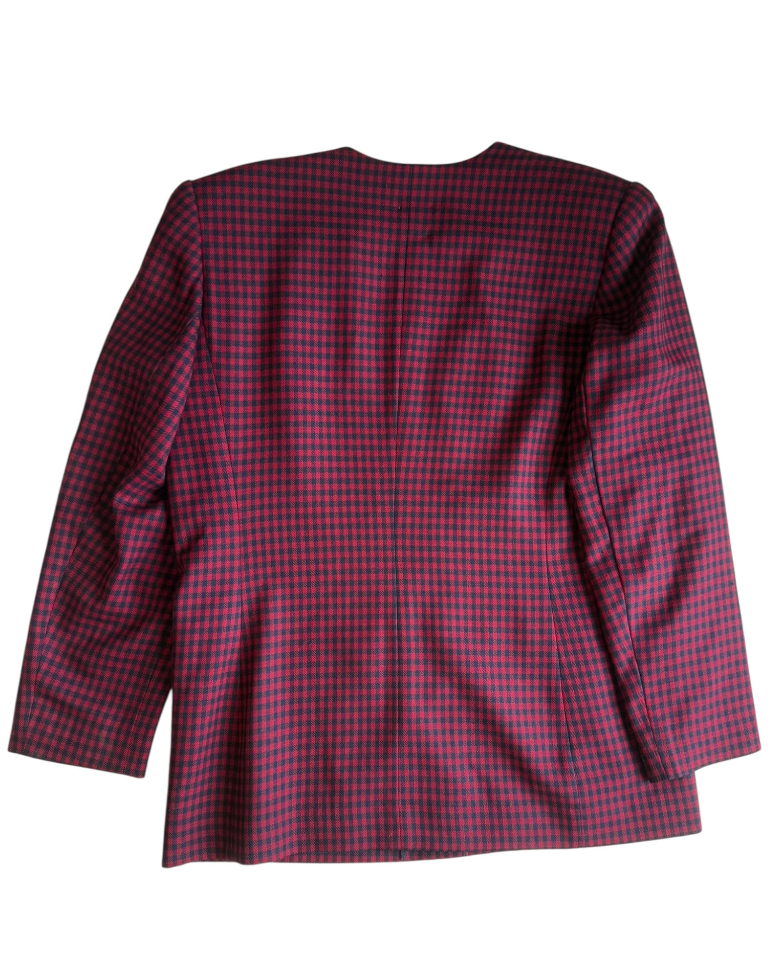 Vintage Plaid Blazer