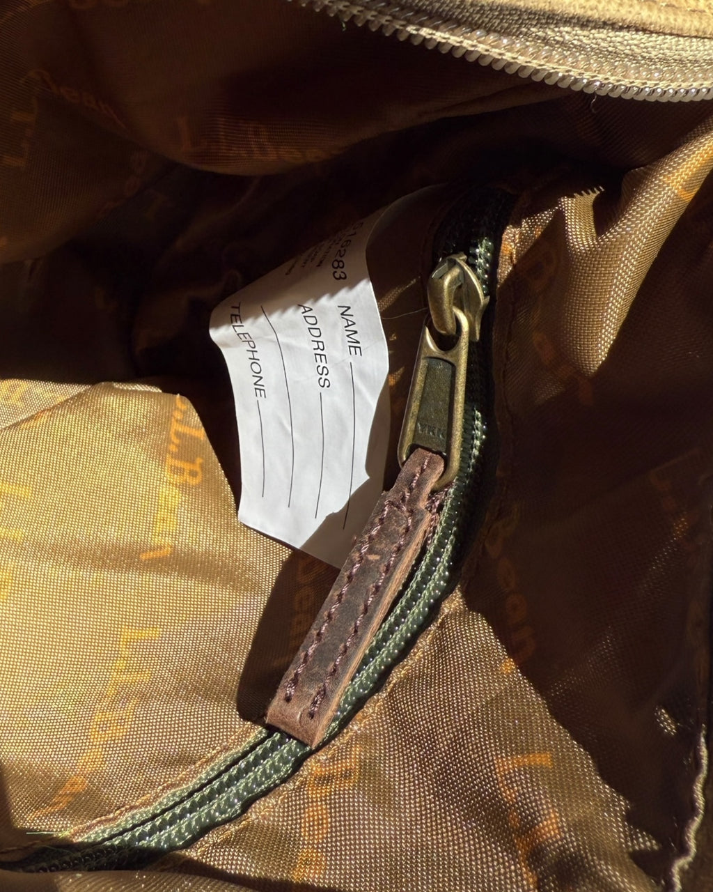 Canvas and Leather Crossbody