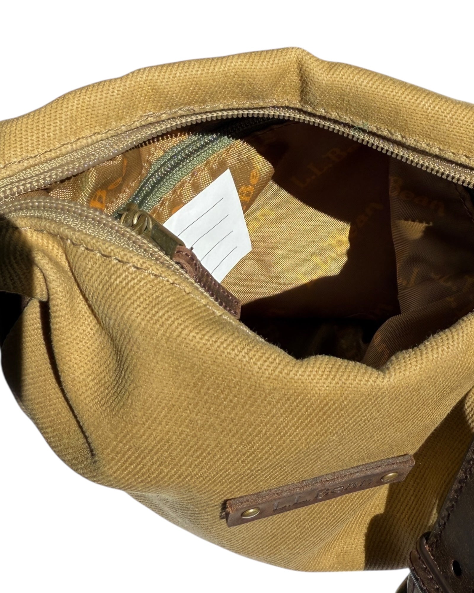 Canvas and Leather Crossbody