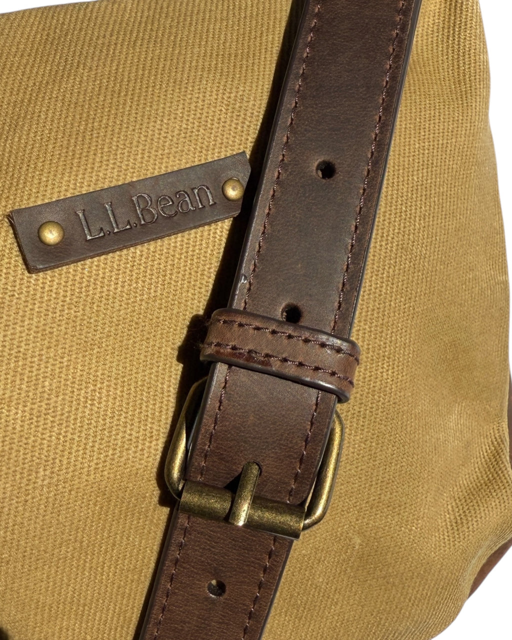 Canvas and Leather Crossbody