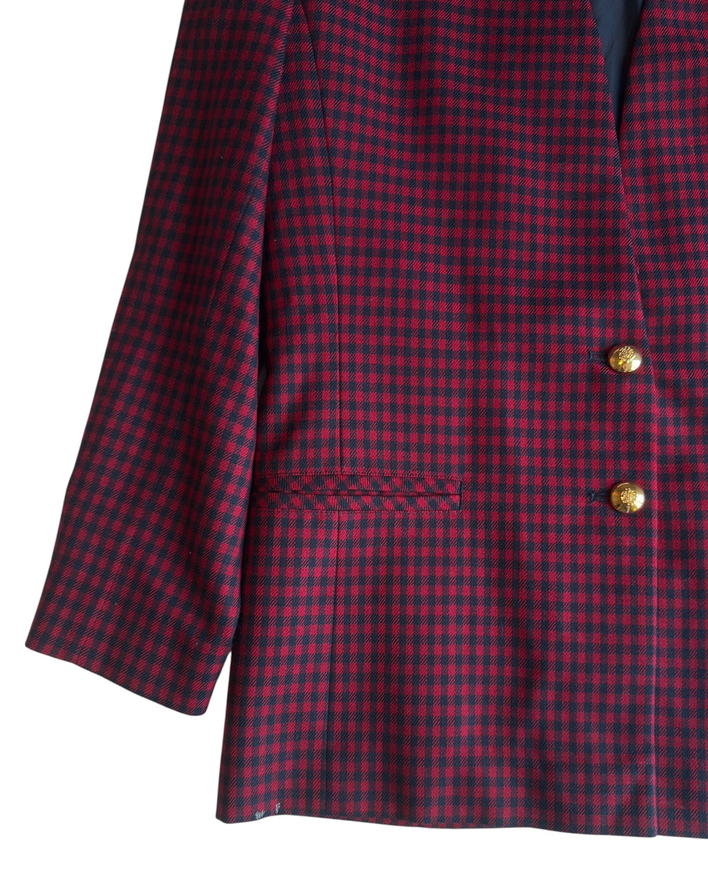 Vintage Plaid Blazer