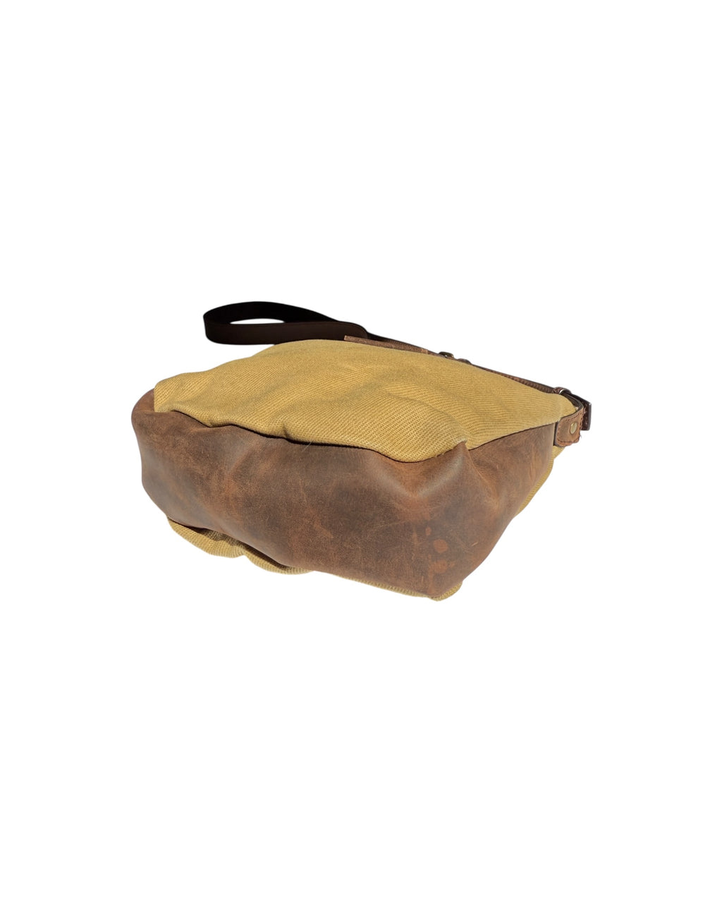 Canvas and Leather Crossbody