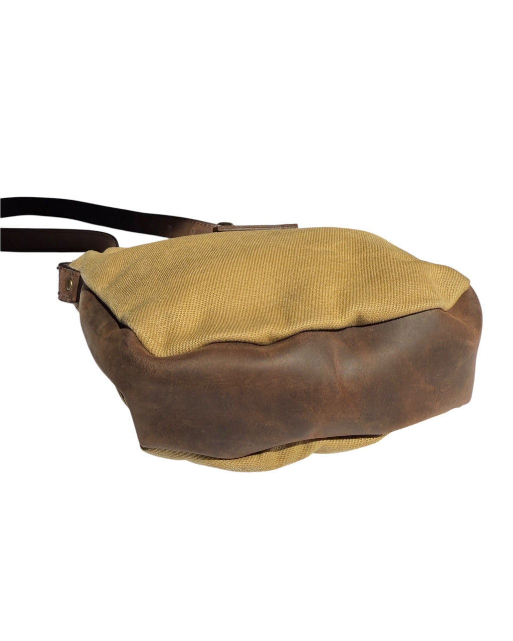 Canvas and Leather Crossbody