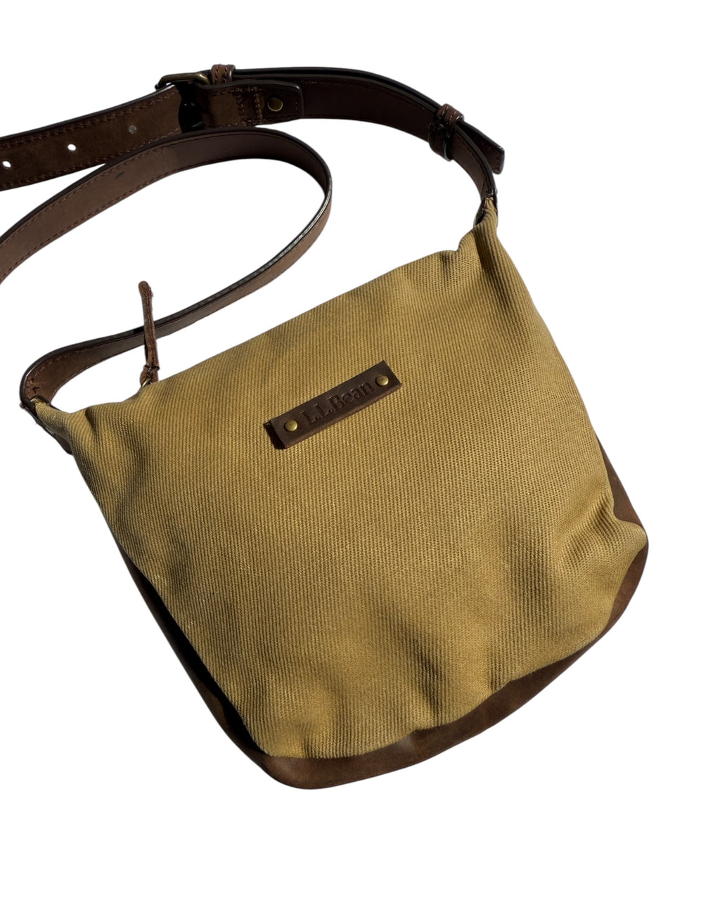 Canvas and Leather Crossbody