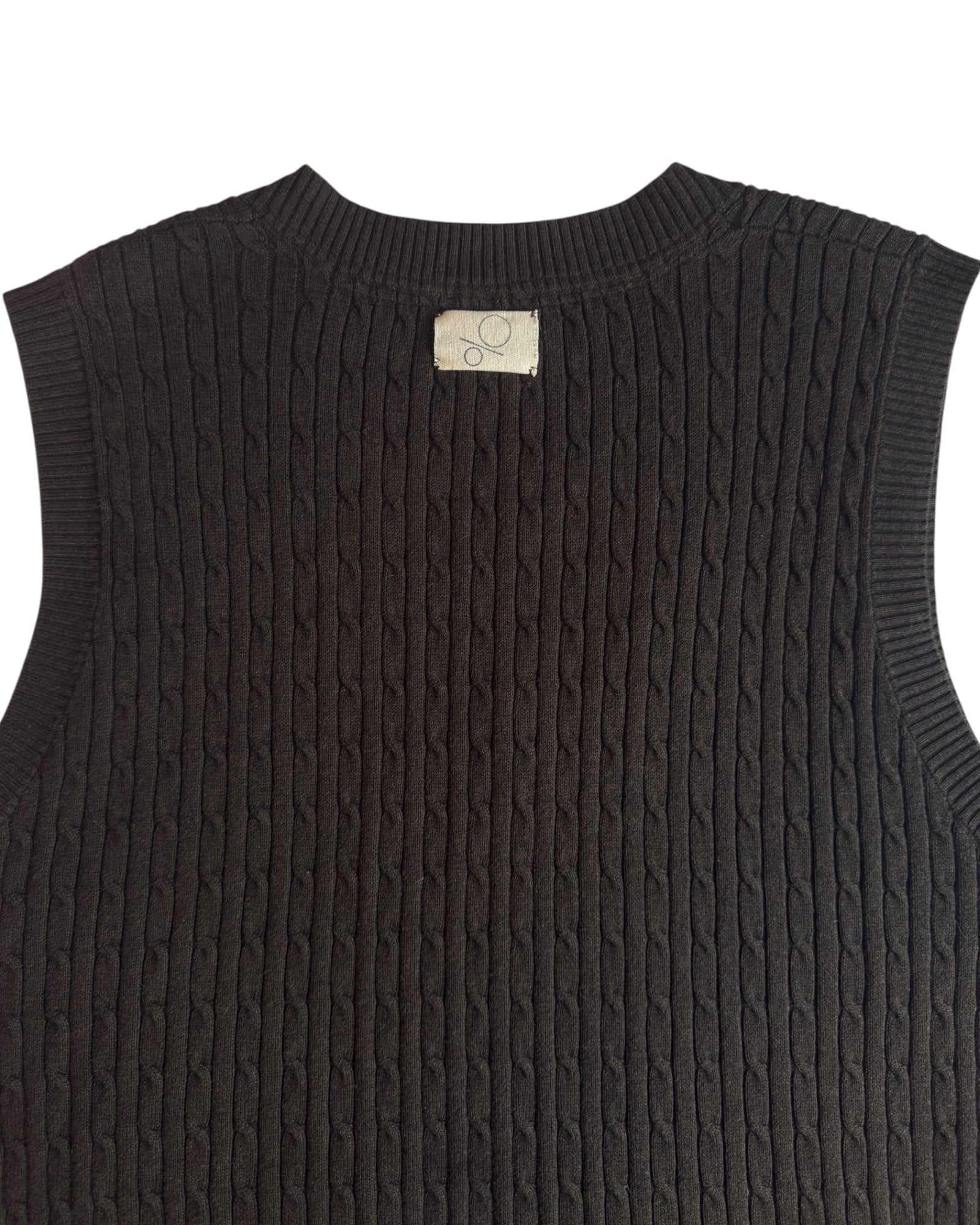 Cableknit Sweater Vest