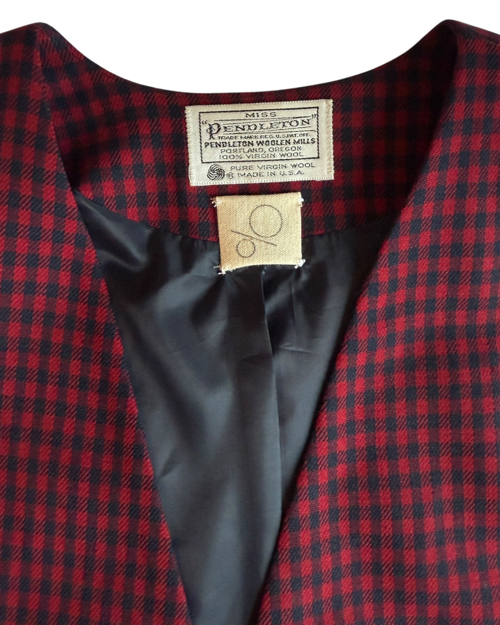 Vintage Plaid Blazer