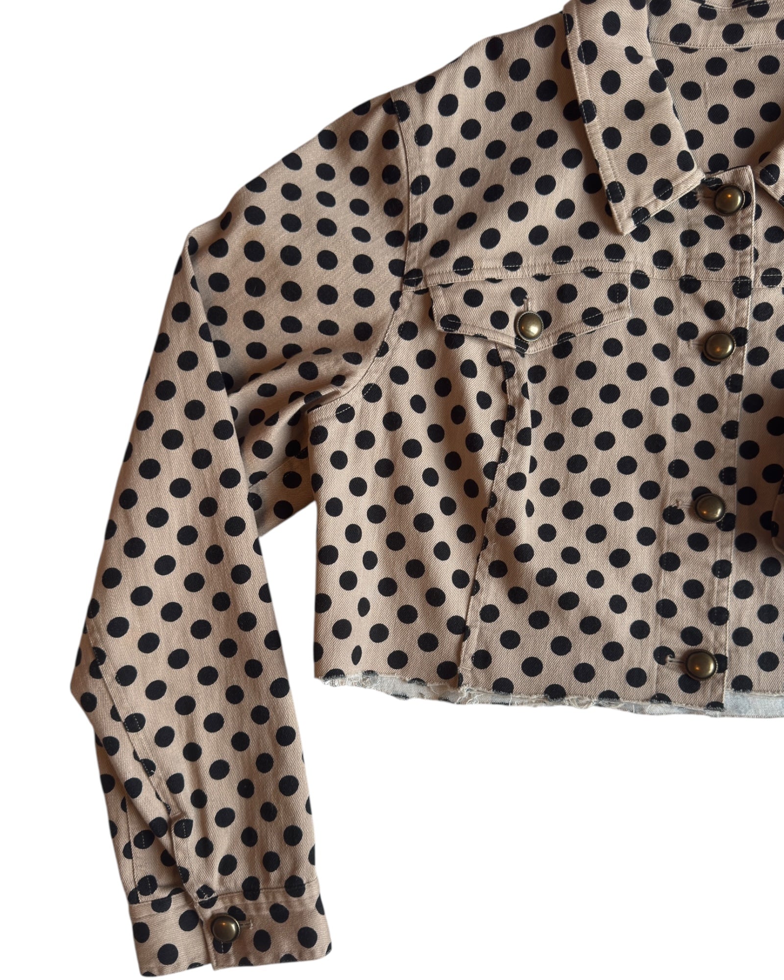 Cropped Polka Dot Jacket