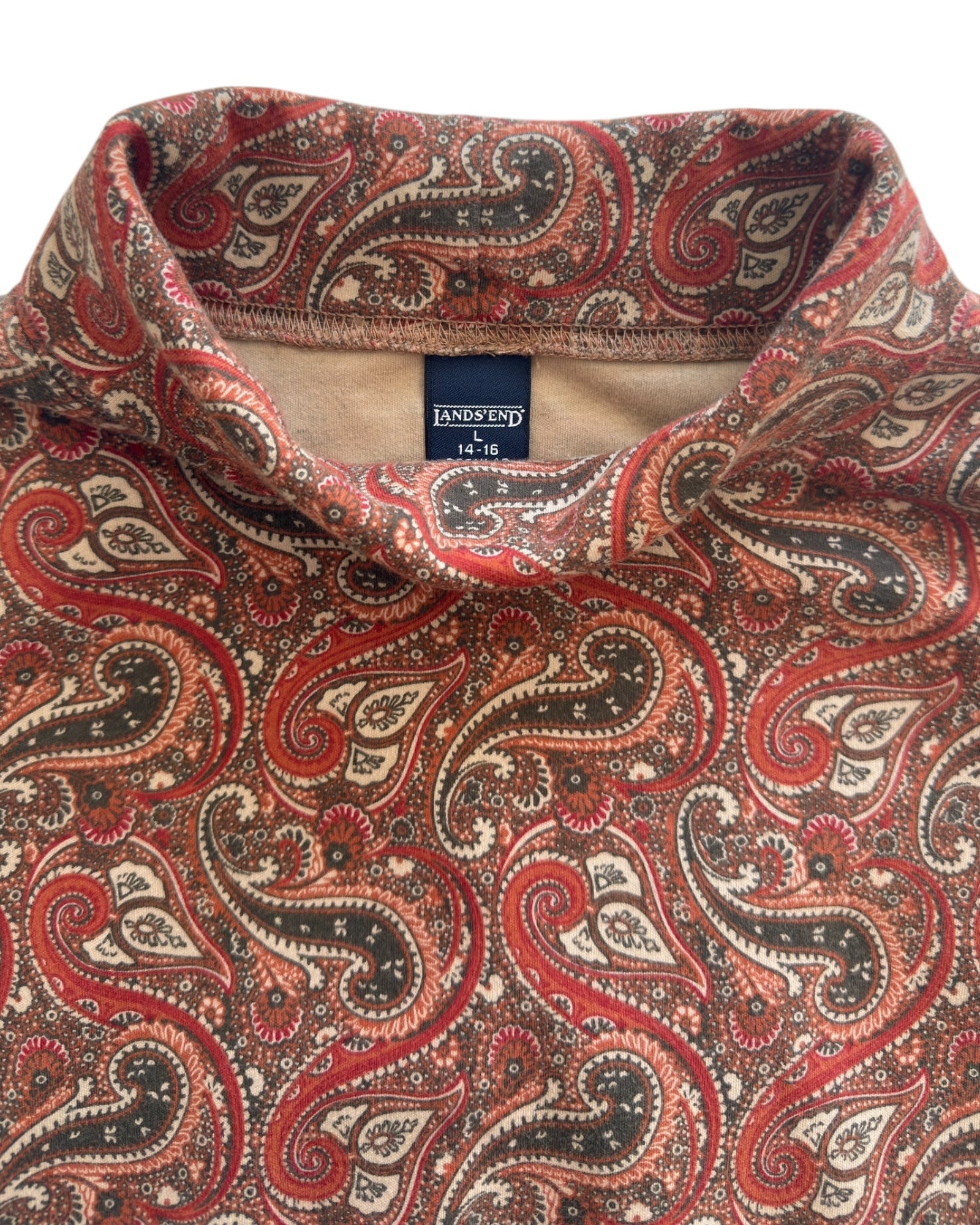 Paisley Turtleneck
