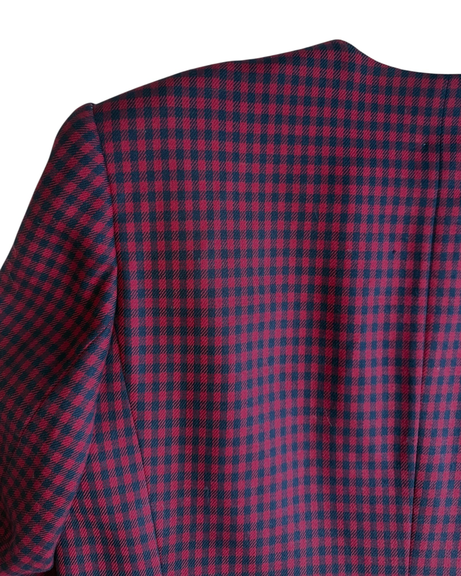 Vintage Plaid Blazer