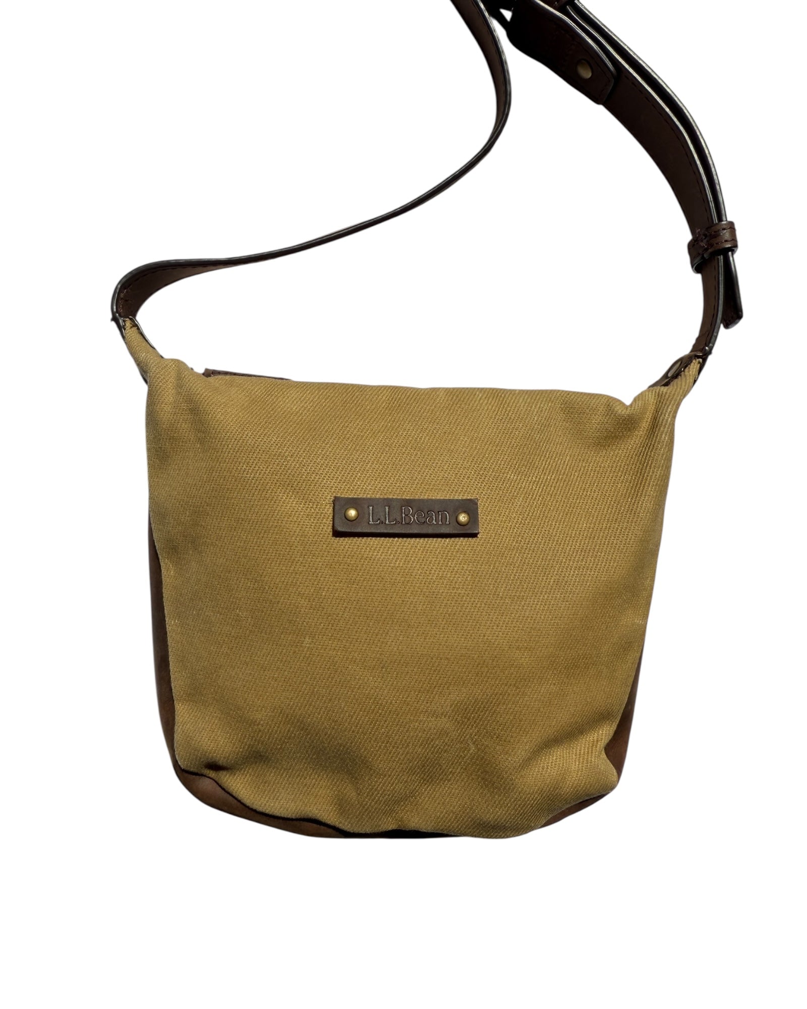 Canvas and Leather Crossbody