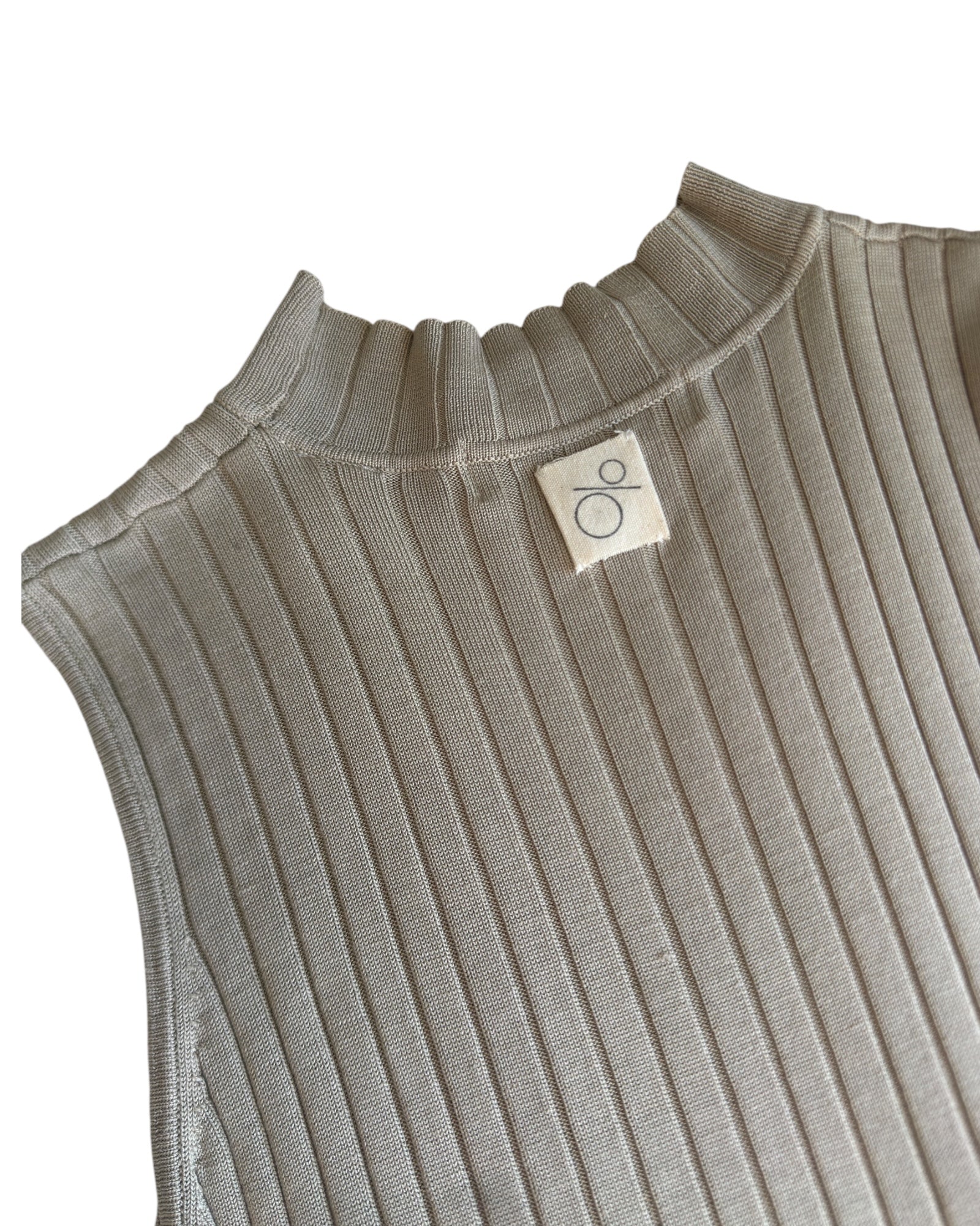 Vintage Silk Turtleneck Tank