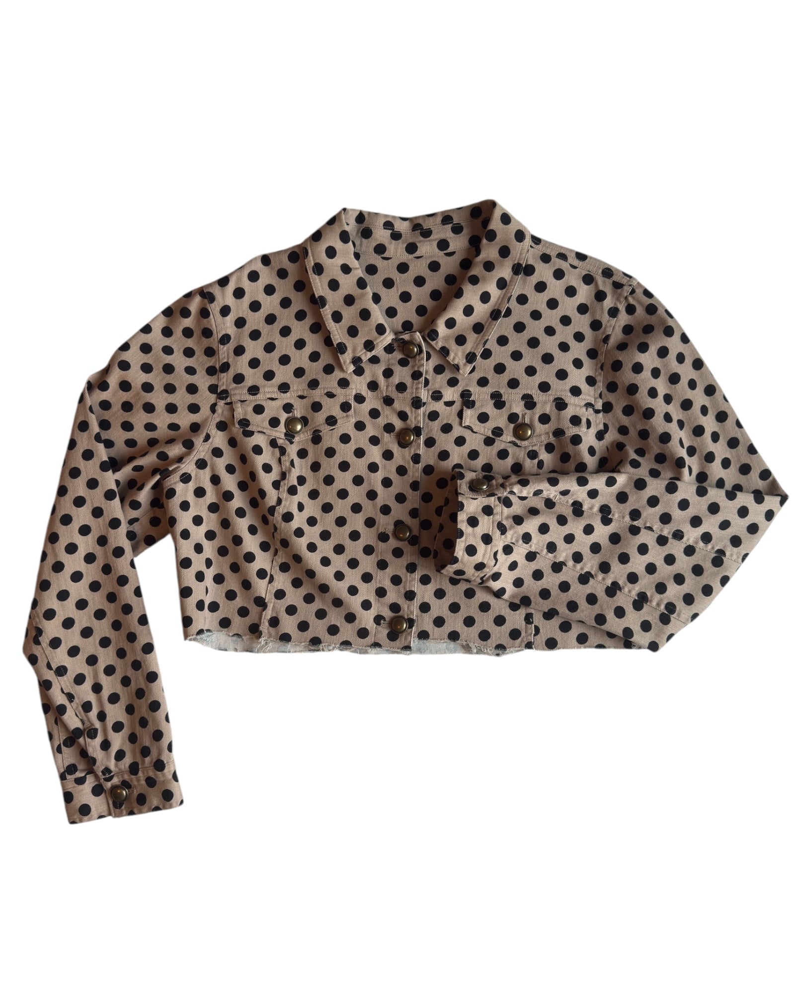 Cropped Polka Dot Jacket