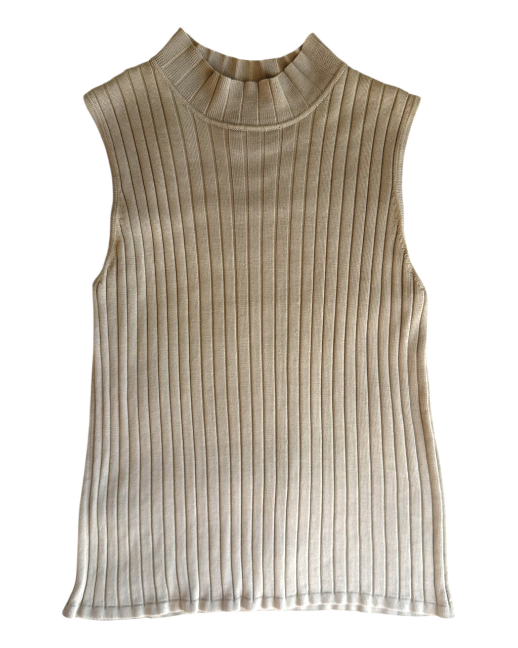 Vintage Silk Turtleneck Tank