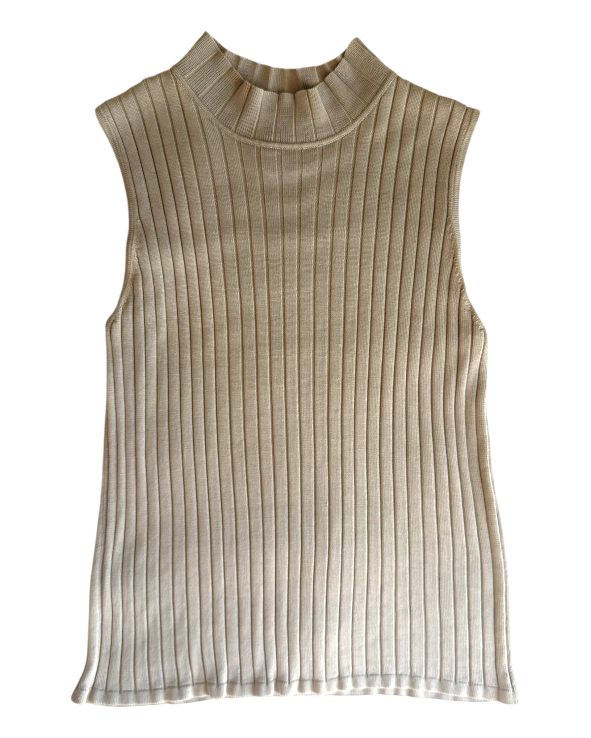 Vintage Silk Turtleneck Tank