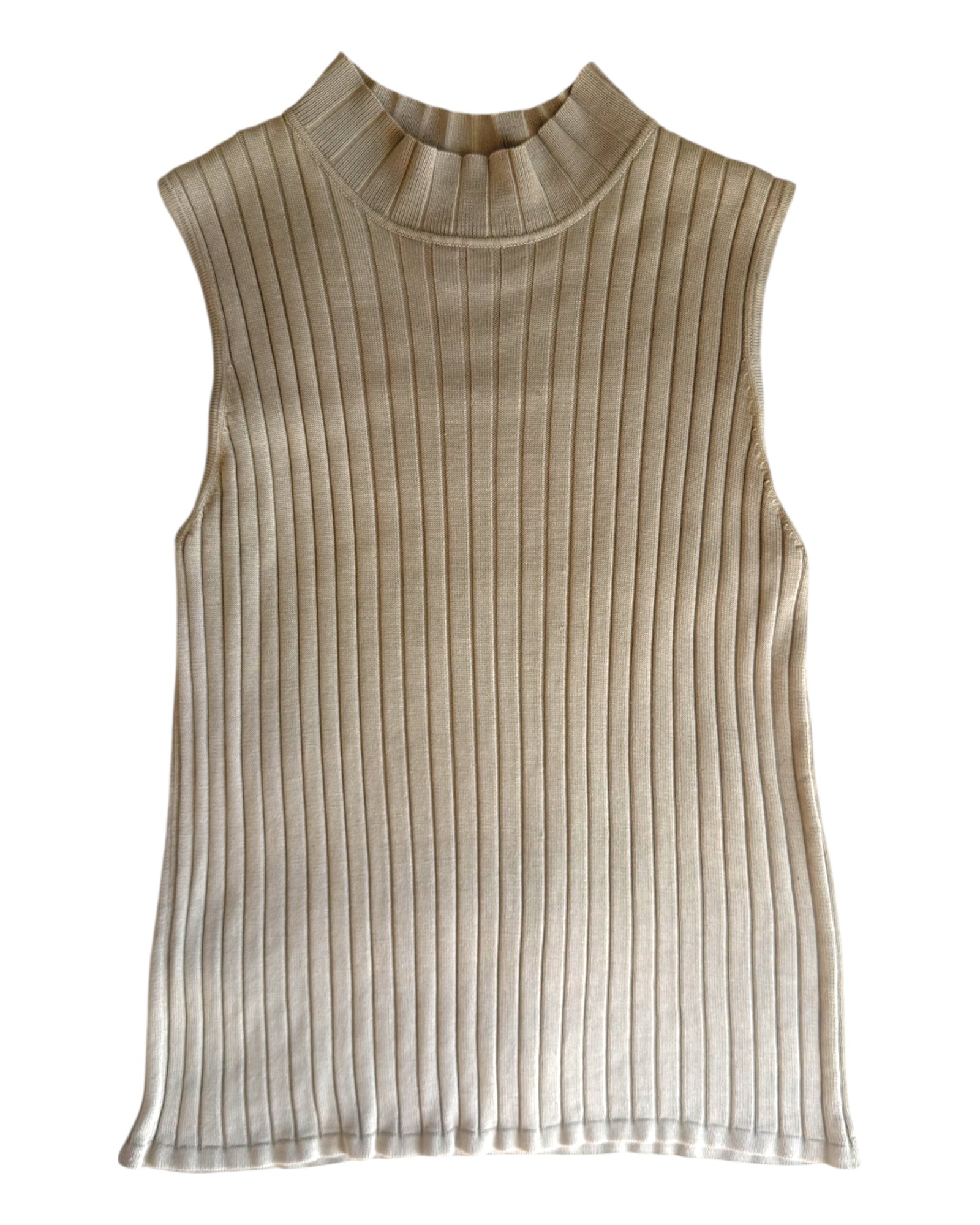 Vintage Silk Turtleneck Tank