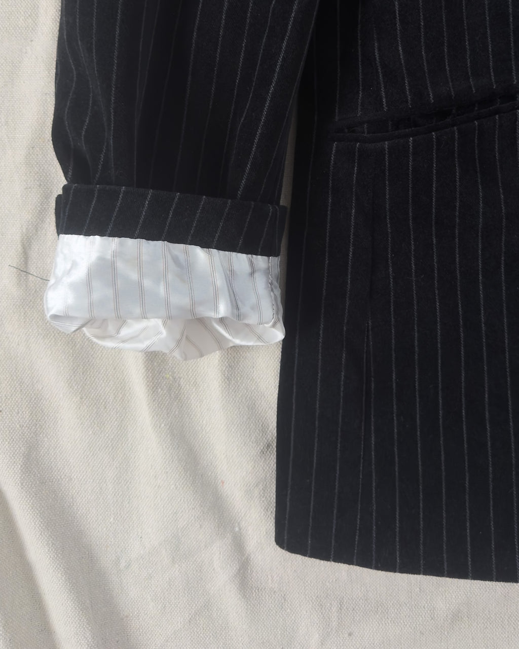 Velvet Pinstripe Blazer