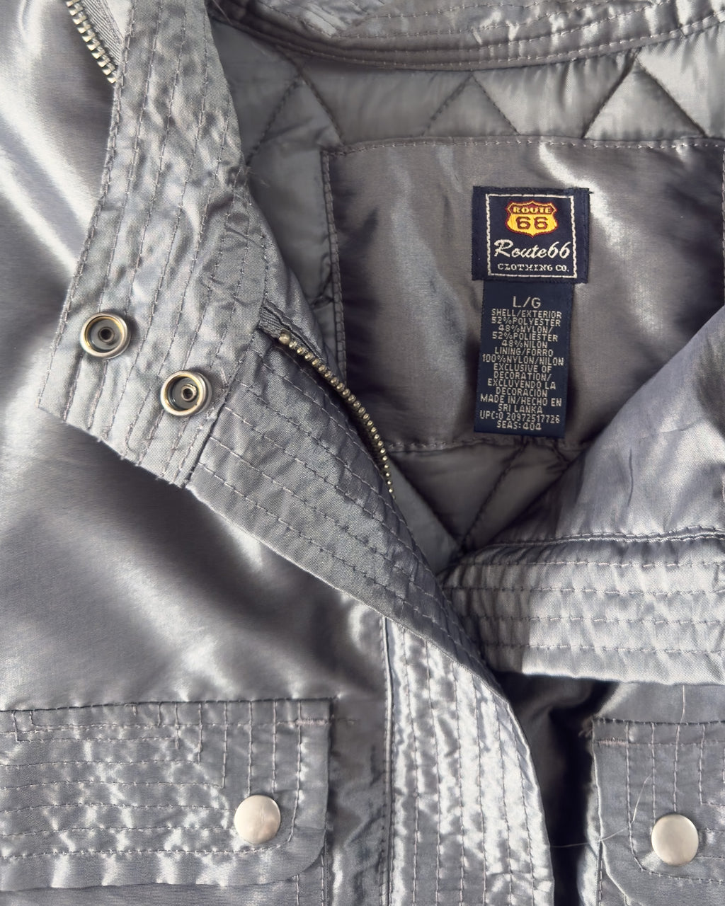 Metallic Bomber Jacket