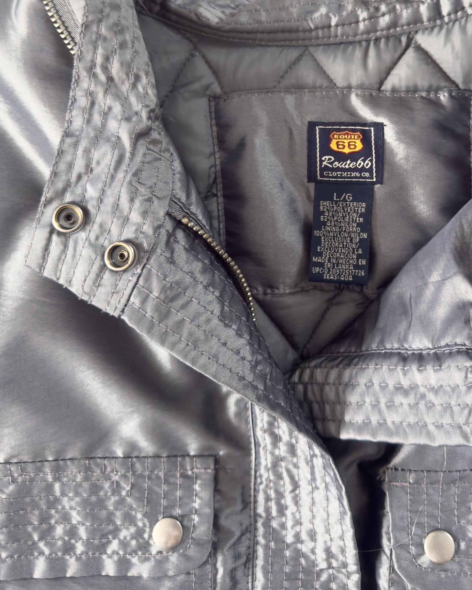 Metallic Bomber Jacket