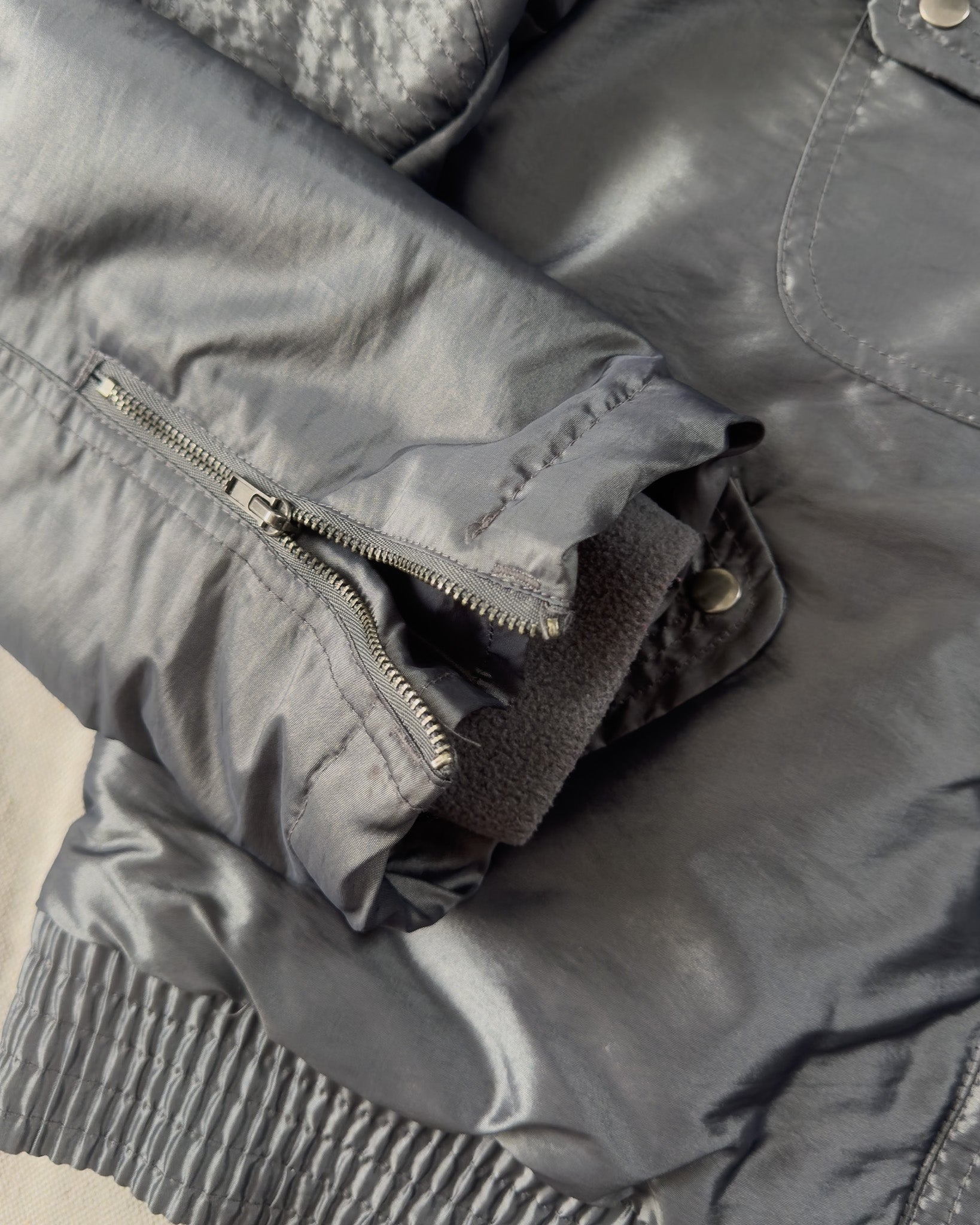 Metallic Bomber Jacket