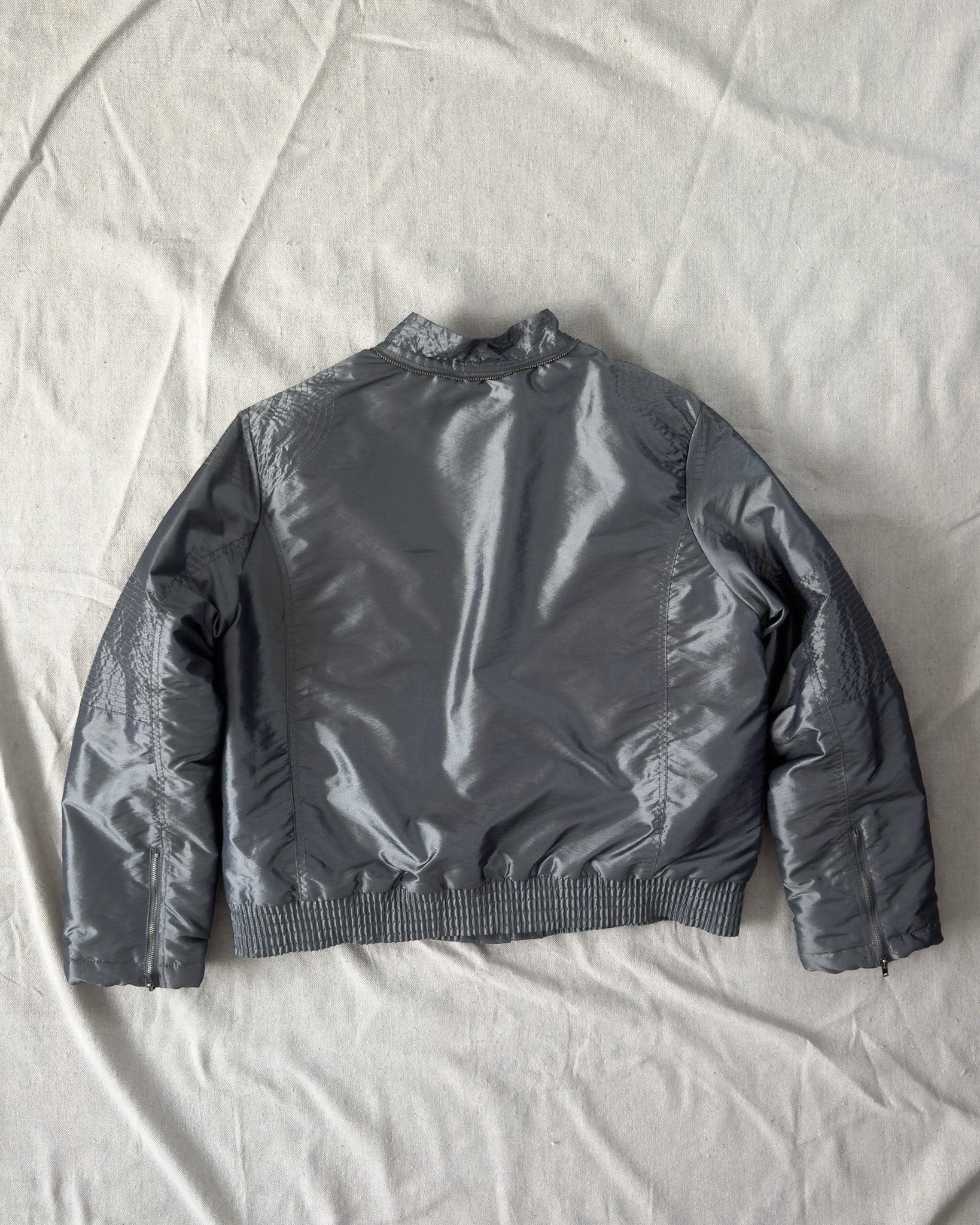 Metallic Bomber Jacket