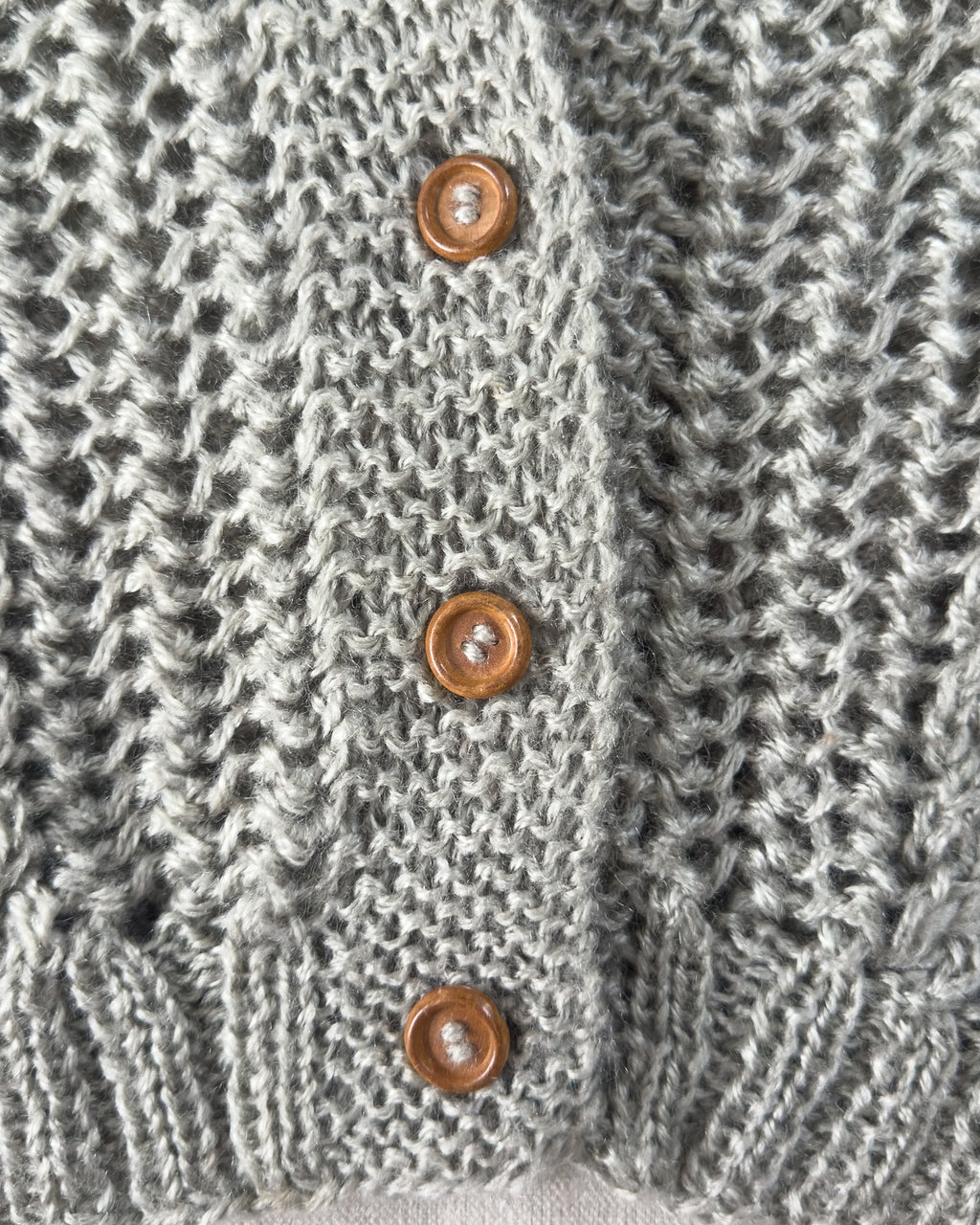 Loose Knit Cardigan Vest