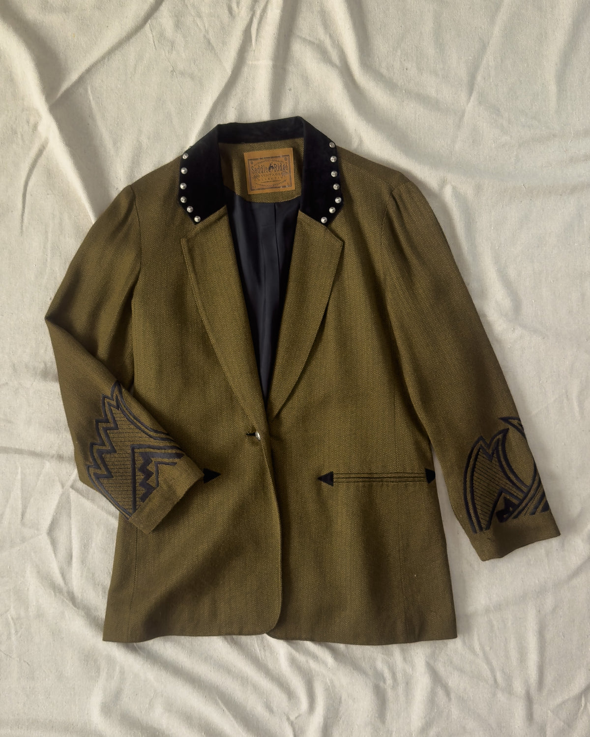 Western Embroidered Blazer