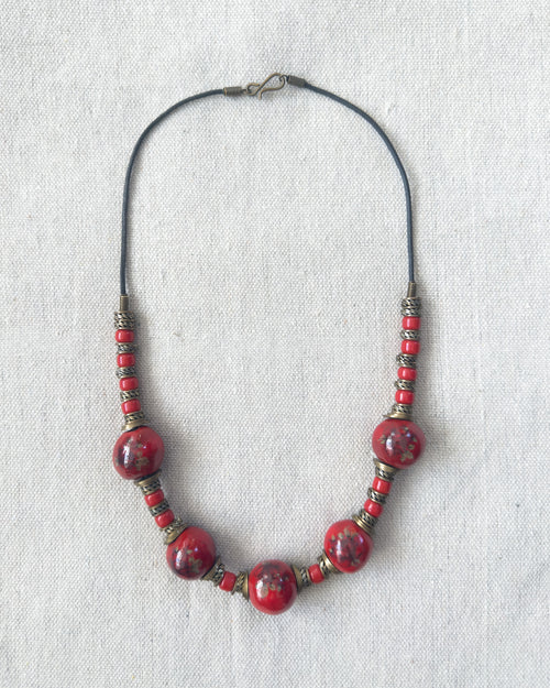 Ceramic Beads Necklace