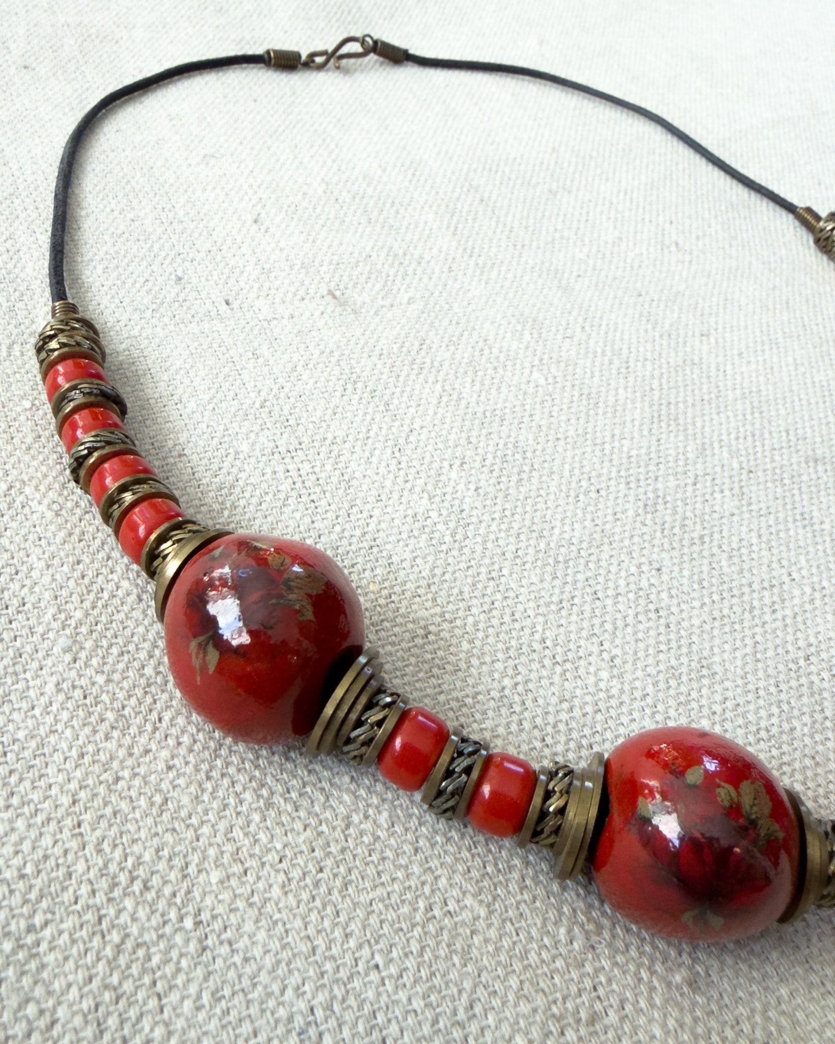 Ceramic Beads Necklace