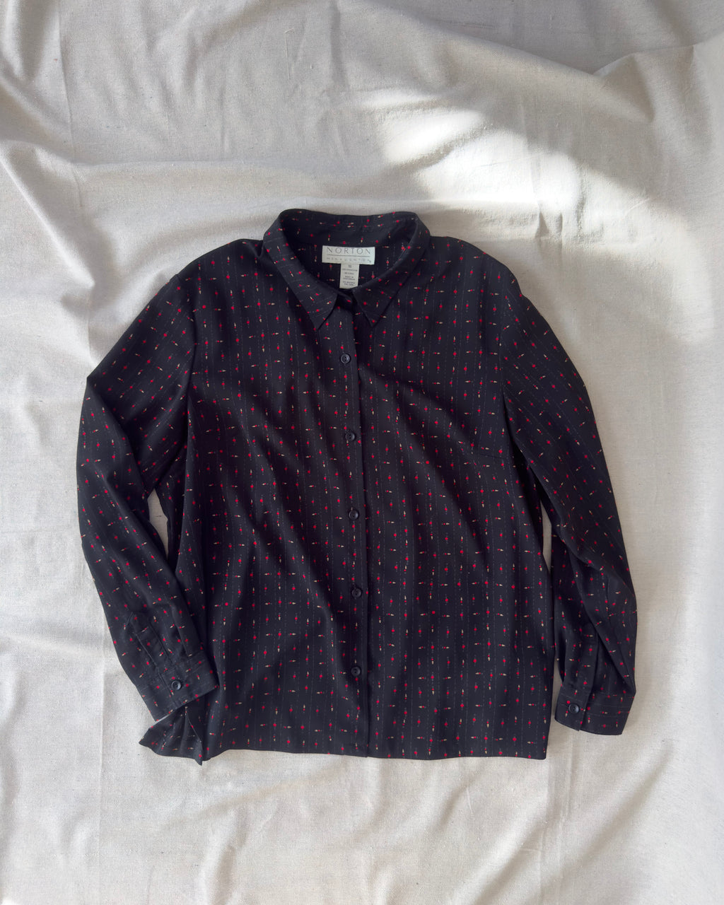 Patterned Button Up Shirt