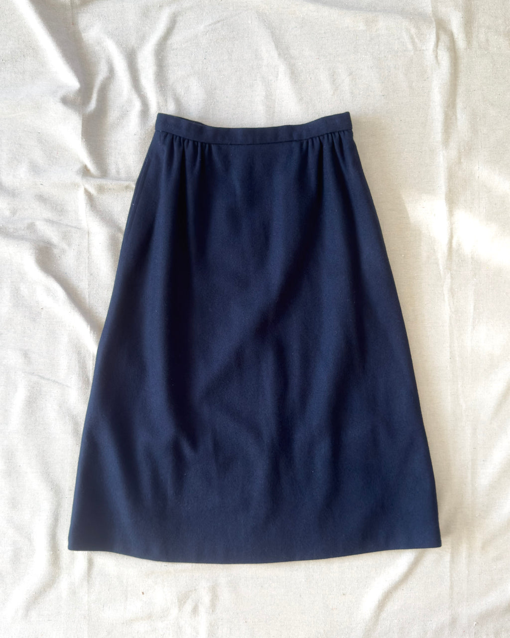 Wool Midi Skirt