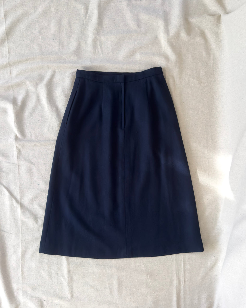 Wool Midi Skirt
